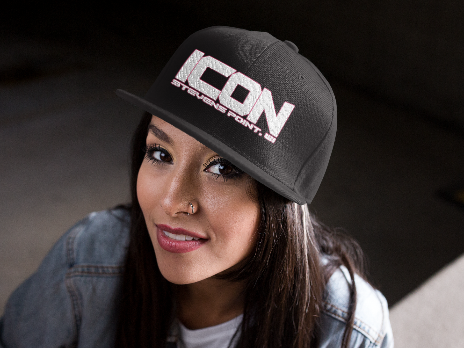 ICON - Stylish Snapback Hat (Embroidery,) Trendy Cap for Men and Women, Perfect for Casual Wear, Streetwear,